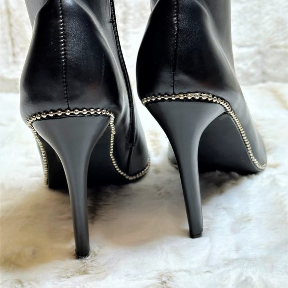 MACK J PeepToe Ankle Boots Sizes 8.5, 9, 10 - Picture 7 of 8